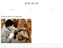Tablet Screenshot of origin.dk
